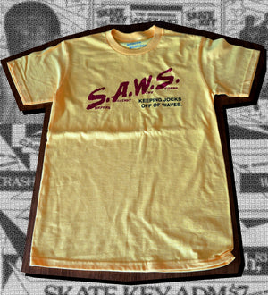 Surfers Against WaveStorms Tee Yellow